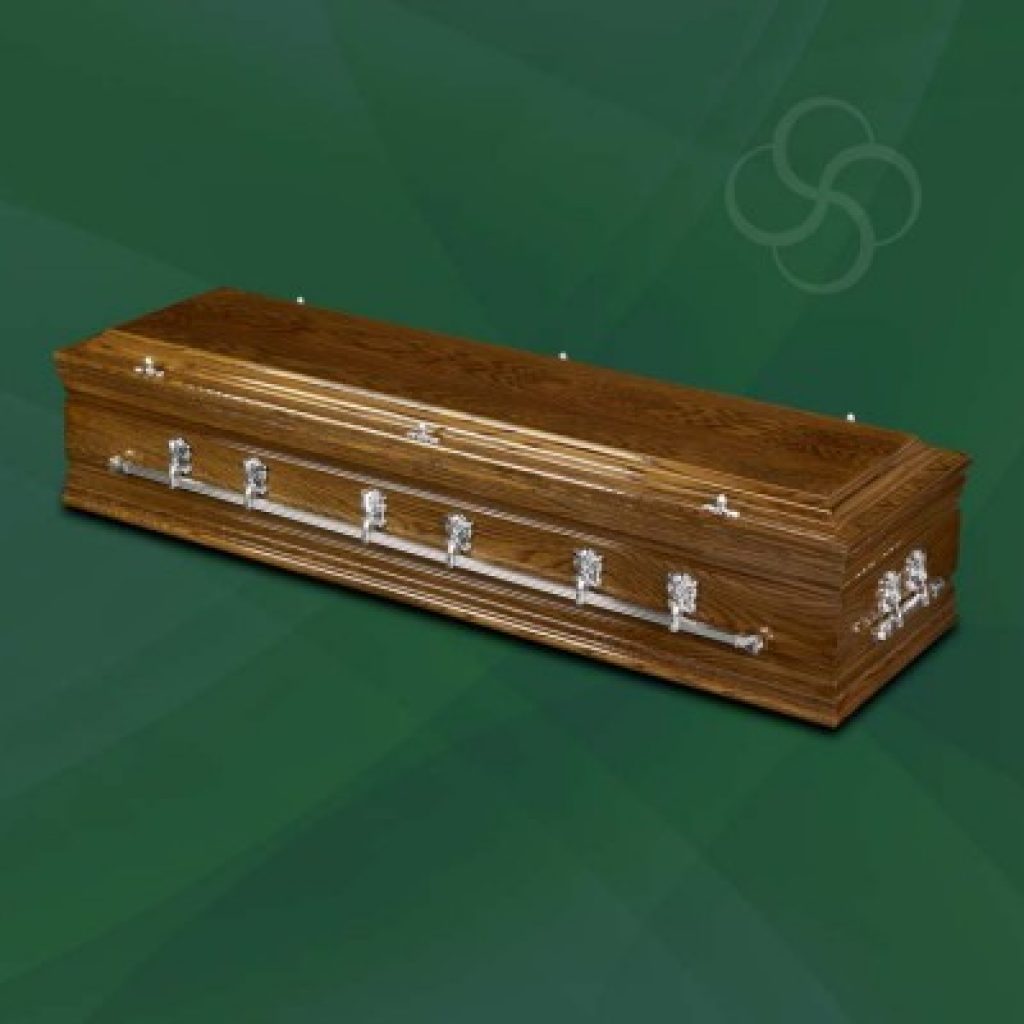 Highgrove dark oak casket