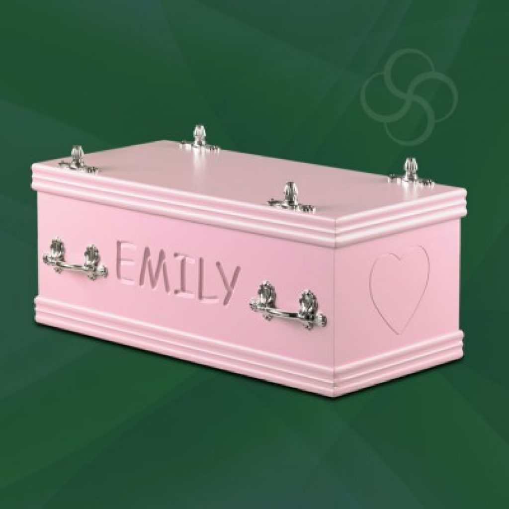 Light pink children's Lullaby casket