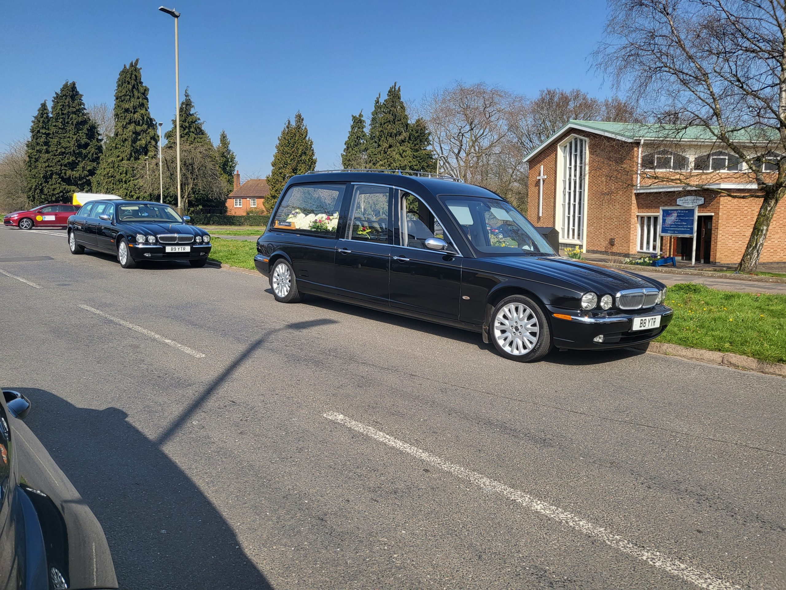 Bay Tree Funerals hearse