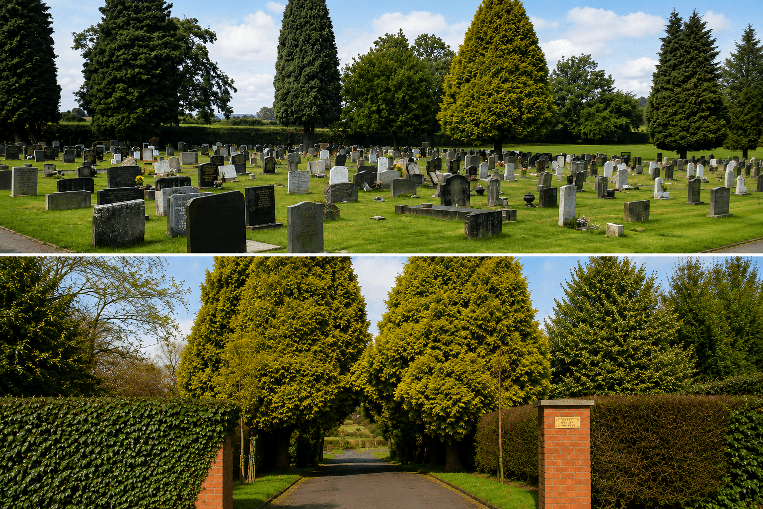 Burial services at Kirby Muxloe Cemetery